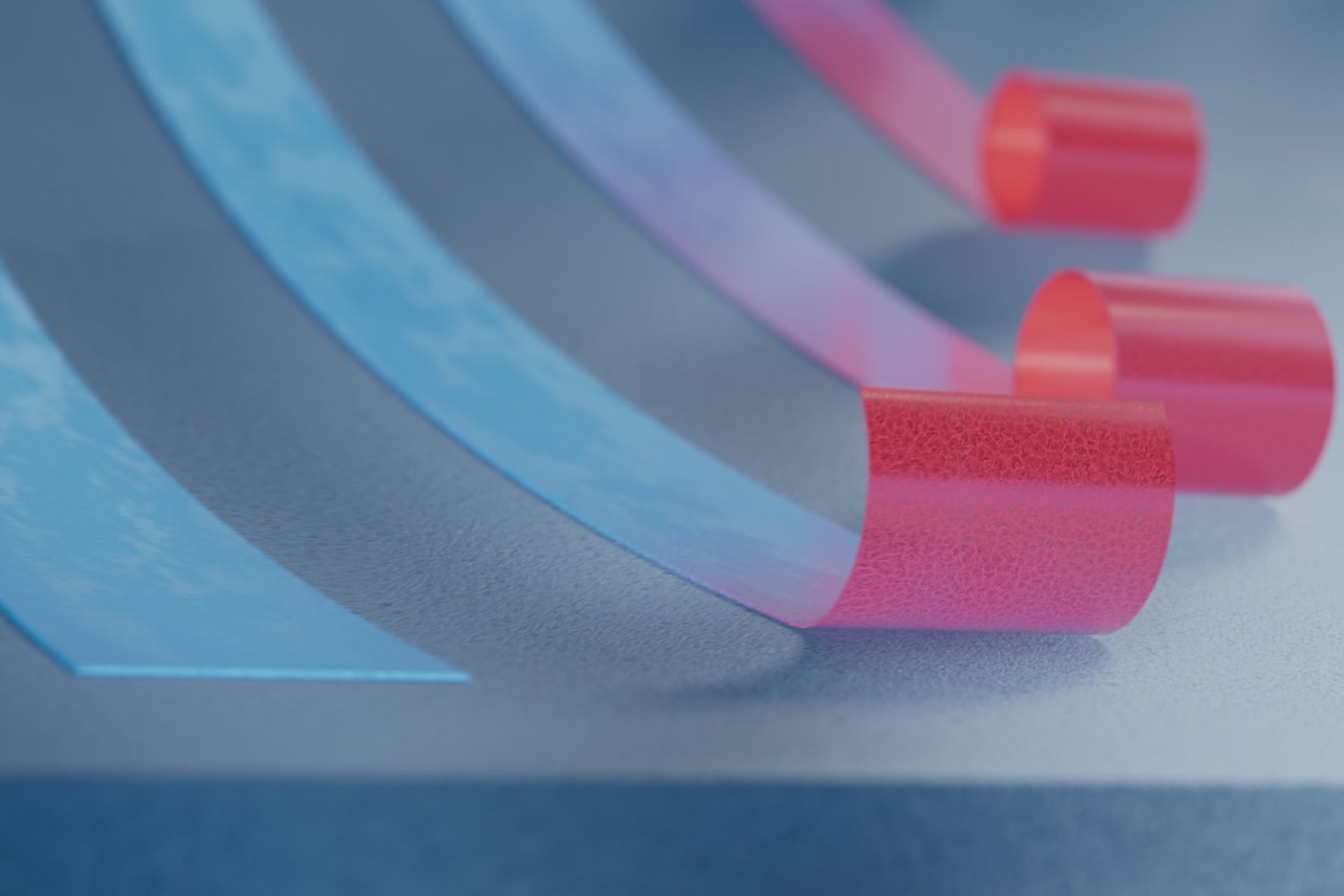 Animated video depicting the Heat Delete bands in Casper's Snow Technology mattresses, followed by a mattress being manufactured at a facility, and finally a woman falling onto her bed in slow motion. A voiceover explains how sleep is the most important thing in the world.