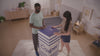 A mattress in a box is a mattress that’s compressed in an air-sealed bag and rolled tight so that it can fit into a box that’s easier to maneuver than a traditional mattress. Allowing you the flexibility and convenience of picking your mattress online and having it easily delivered to your door.