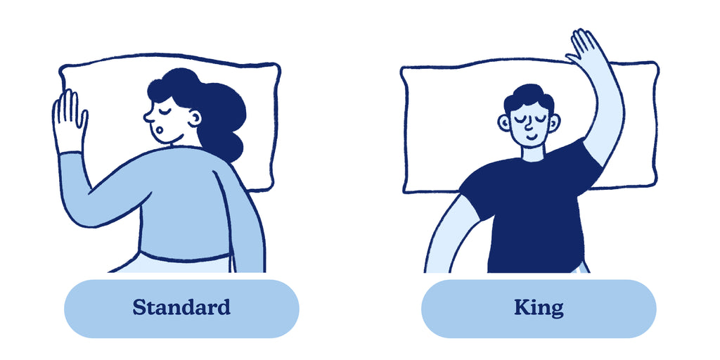 Standard vs King Pillow Sizing